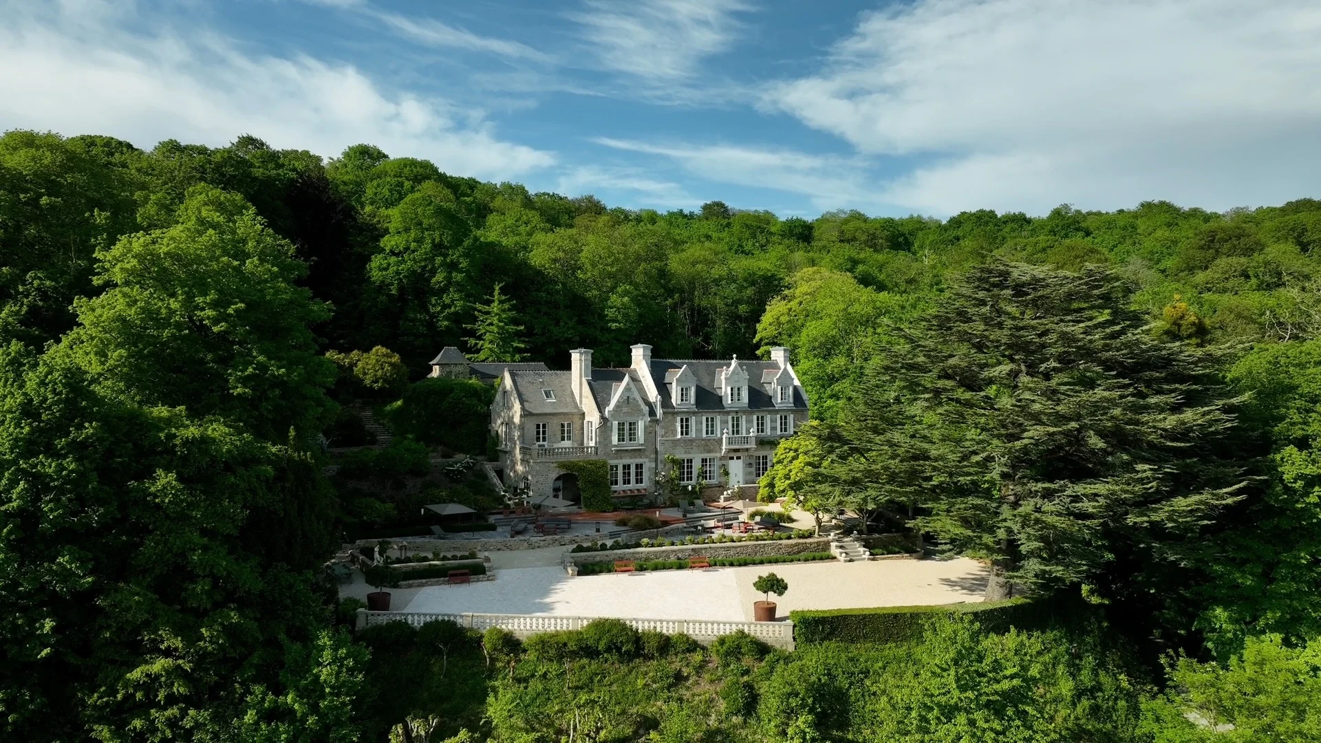 la villa montgommery vue aerienne